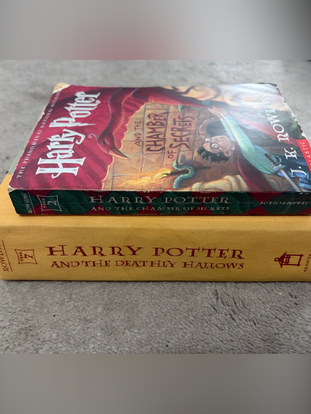 2 Scholastic Harry Potter Books